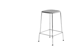 Hay Soft Edge 80 Bar Stool, 2017 34 Hay Soft Edge 80 Bar Stool, 2017 -Comfortable Home 14hay twentytwentyone low chrome soft grey SE30