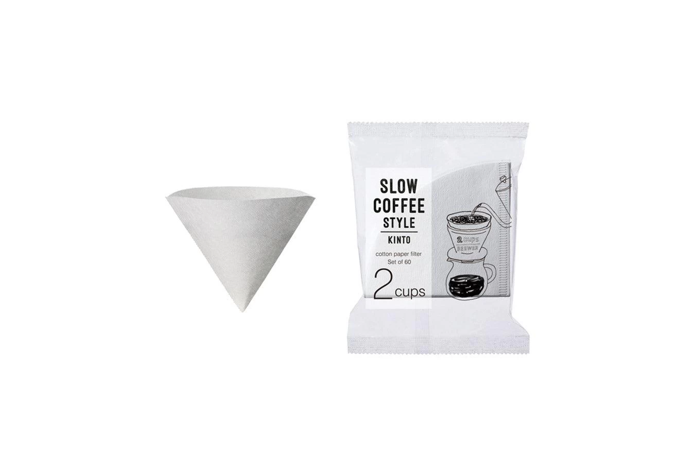 Kinto Slow Coffee Paper Filters 3 Kinto Slow Coffee Paper Filters - Image 3