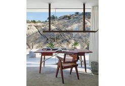 Flos Belt Suspension Light, 2020 -Comfortable Home Flos Ronan and Erwan Bouroullec Belt Suspension Light Natural Leather 4