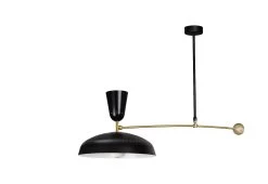 Guariche G1 Ceiling Light 12 Guariche G1 Ceiling Light -Comfortable Home G1 Black Ceiling Lamp Sideview Sammode Pierre Guariche