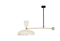 Guariche G1 Ceiling Light 11 Guariche G1 Ceiling Light -Comfortable Home G1 Chalk Ceiling Lamp Sideview Sammode Pierre Guariche