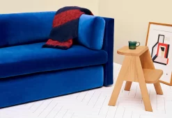 Hay Butler Stool -Comfortable Home Hackney MohairBlanket Butler BorosilicateCup