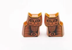 Menu Cat Cruet Set -Comfortable Home Hornsea Pottery Magpie Cat Cruet 2
