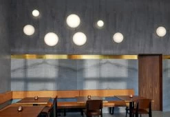 Louis Poulsen AJ Eklipta Wall/Ceiling Light, 1959 6 Louis Poulsen AJ Eklipta Wall/Ceiling Light, 1959 -Comfortable Home Louis Poulsen Arne Jacobsen AJ Eklipta wall ceiling indoor 3