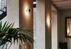 Marset Aura Wall Light, 2016 -Comfortable Home MARSET HR Aura at a courtyard