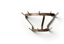Marcel Coat Rack -Comfortable Home Massproductions Marcel coatrack wall mounted pale brown
