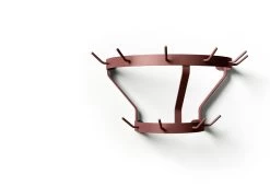 Marcel Coat Rack -Comfortable Home Massproductions Marcel coatrack wall mounted red