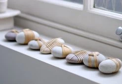 N/A Woven Stone -Comfortable Home Mindful Objects Felicity Hall Handwoven Stone 3