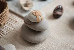 N/A Woven Stone -Comfortable Home Mindful Objects Felicity Hall Handwoven Stone 4