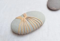 N/A Woven Stone -Comfortable Home Mindful Objects Felicity Hall Handwoven Stone Small 6