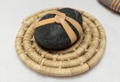 N/A Woven Stone -Comfortable Home Mindful Objects Felicity Hall Handwoven Stone Small 7