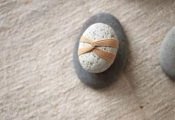 N/A Woven Stone -Comfortable Home Mindful Objects Felicity Hall Handwoven Stone Small 8
