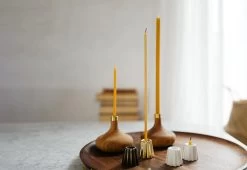 Oak Candle Holder -Comfortable Home OVO Things Oak candle holder 2