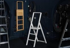 Design House Stockholm Step Ladder, 2009 -Comfortable Home Step Ladder white and oak lifestyle 1