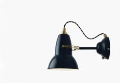 Anglepoise 1227 Brass Wall, 2014 7 Anglepoise 1227 Brass Wall, 2014 -Comfortable Home anglepoise original 1227 brass wall light ink blue