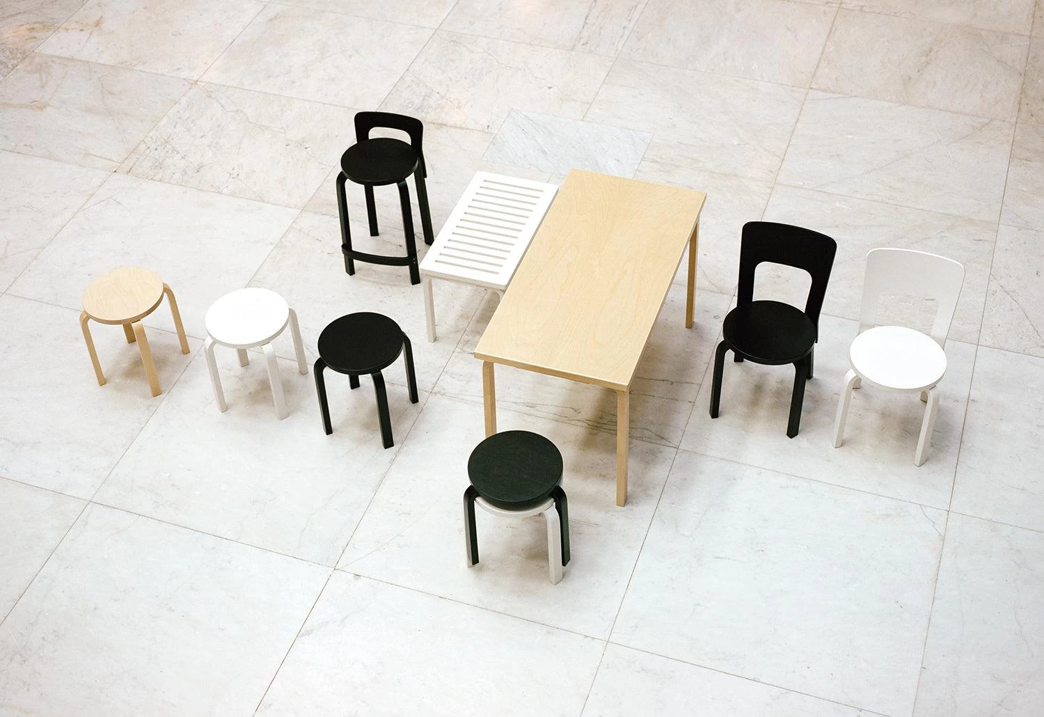 Artek Aalto E60 Stool, 1932 5 Artek Aalto E60 Stool, 1932 - Image 5