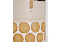 Oatmeal Spot Tripod Planter -Comfortable Home atelier stella baggot medium oatmeal spot tripod planter 4