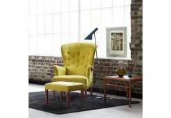 FH420 Heritage Footstool, 1930 -Comfortable Home carl hansen and son fritz henningsen fh 420 heitage stool 6