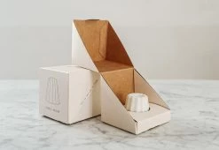 Porcelain Canele Candle Holder