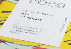 Salted Caramel Milk Chocolate Bar -Comfortable Home coco chocolatier palefroi salted caramel white chocolate 3