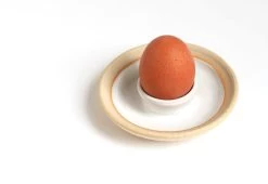 Stoneware Egg Cup, 2019 8 Stoneware Egg Cup, 2019 -Comfortable Home eggcup white pat oleary twentytwentyone 6