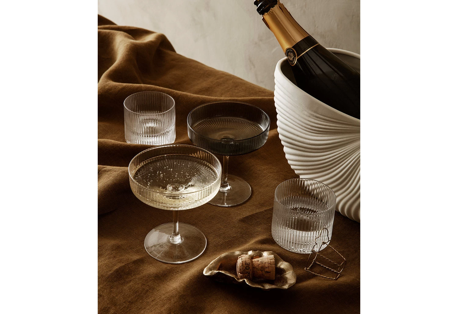 Ferm LIVING Ripple Low Glasses, 2017 5 Ferm LIVING Ripple Low Glasses, 2017 - Image 5