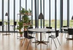 Fritz Hansen Vico Duo Bar Stool - Upholstered, 1997/2020 -Comfortable Home fritz hansen vico magistretti vico duo barstool uph 9
