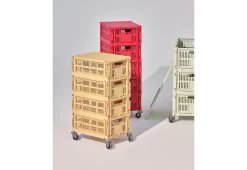 Hay Colour Crate Lid -Comfortable Home hay colour crate accessories wheels 4