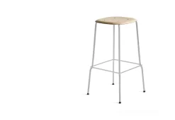 Hay Soft Edge 80 Bar Stool, 2017 38 Hay Soft Edge 80 Bar Stool, 2017 -Comfortable Home hay twentytwentyone high grey matt lacquer SE30