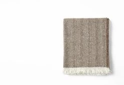 Mourne Textured Herringbone Blanket, 2021