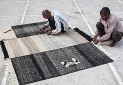 Tres Outdoor Rug, 2021 -Comfortable Home nanimarquina black lifestyle 11