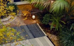 Tres Outdoor Rug, 2021 -Comfortable Home nanimarquina black lifestyle featured 2