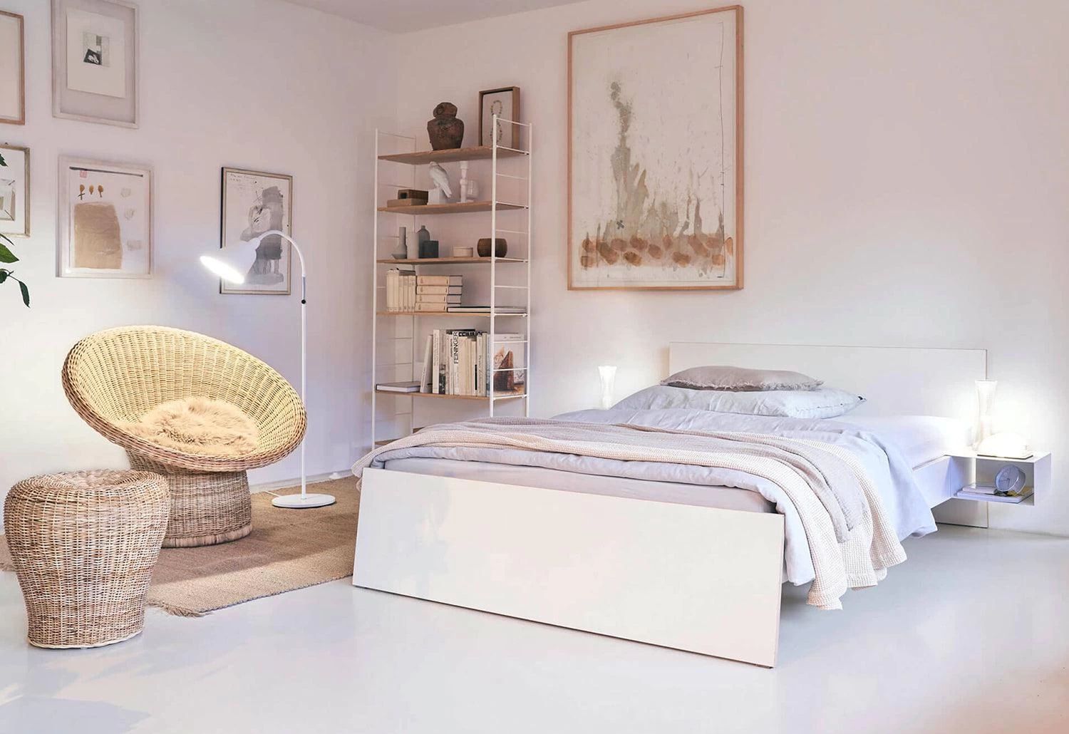 Rattan Stool E14, 1957 3 Rattan Stool E14, 1957 - Image 3