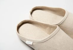 Sasawashi Slippers -Comfortable Home sasawashi moccasin slipper beige 5