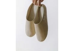 Sasawashi Slippers -Comfortable Home sasawashi moccasin slipper beige 8