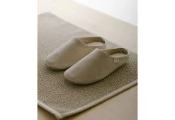 Sasawashi Slippers -Comfortable Home sasawashi moccasin slipper beige 9