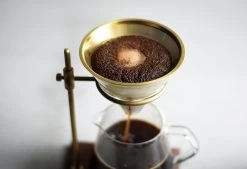 Kinto Slow Coffee Brewer Stand Set, Brass -Comfortable Home scs s02 16AW i 006