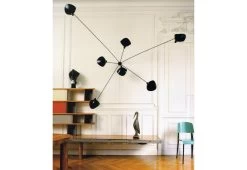 Applique Araignée 7 Bras Fixes, 1953 -Comfortable Home serge mouille applique spider 7 2