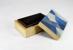 Cubist Tray Box -Comfortable Home twentytwentyone Kevin Stamper Cubist Box Blue 3