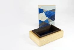 Cubist Tray Box -Comfortable Home twentytwentyone Kevin Stamper Cubist Box Blue 4