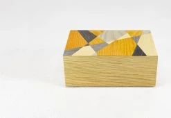 Cubist Tray Box -Comfortable Home twentytwentyone Kevin Stamper Cubist Box Yellow 1