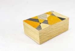 Cubist Tray Box -Comfortable Home twentytwentyone Kevin Stamper Cubist Box Yellow 2