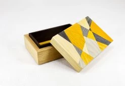 Cubist Tray Box -Comfortable Home twentytwentyone Kevin Stamper Cubist Box Yellow 3
