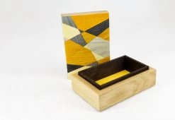 Cubist Tray Box -Comfortable Home twentytwentyone Kevin Stamper Cubist Box Yellow 4