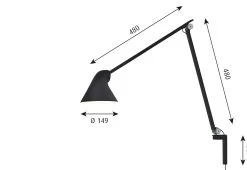 Louis Poulsen NJP Wall Lamp Long -Comfortable Home twentytwentyone Louis Poulsen NJP wall light long 7
