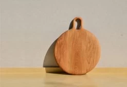 Round Chopping Board, Oiled Oak