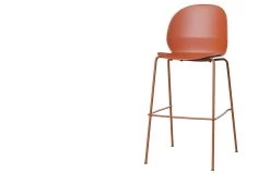 Fritz Hansen N02 Recycled Stool -Comfortable Home twentytwentyone fritz hansen nendo N02 bar stool orange