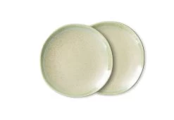 70s Side Plates, Set Of 2, Pistachio