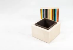 Candy Stripe Charm Box -Comfortable Home twentytwentyone kevin stamper candy stripe vaneer box cube 4