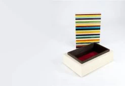 Candy Stripe Charm Box -Comfortable Home twentytwentyone kevin stamper candy stripe vaneer box tray 3